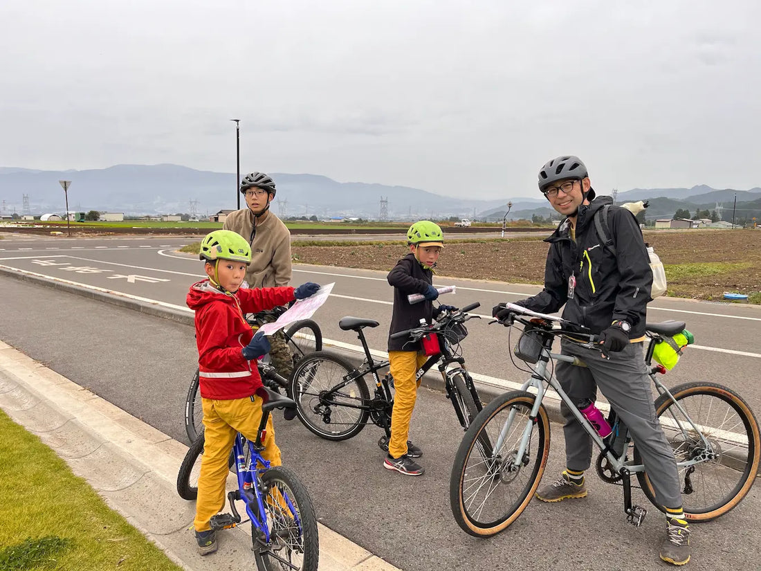 親子でサイクルロゲイニングに参加